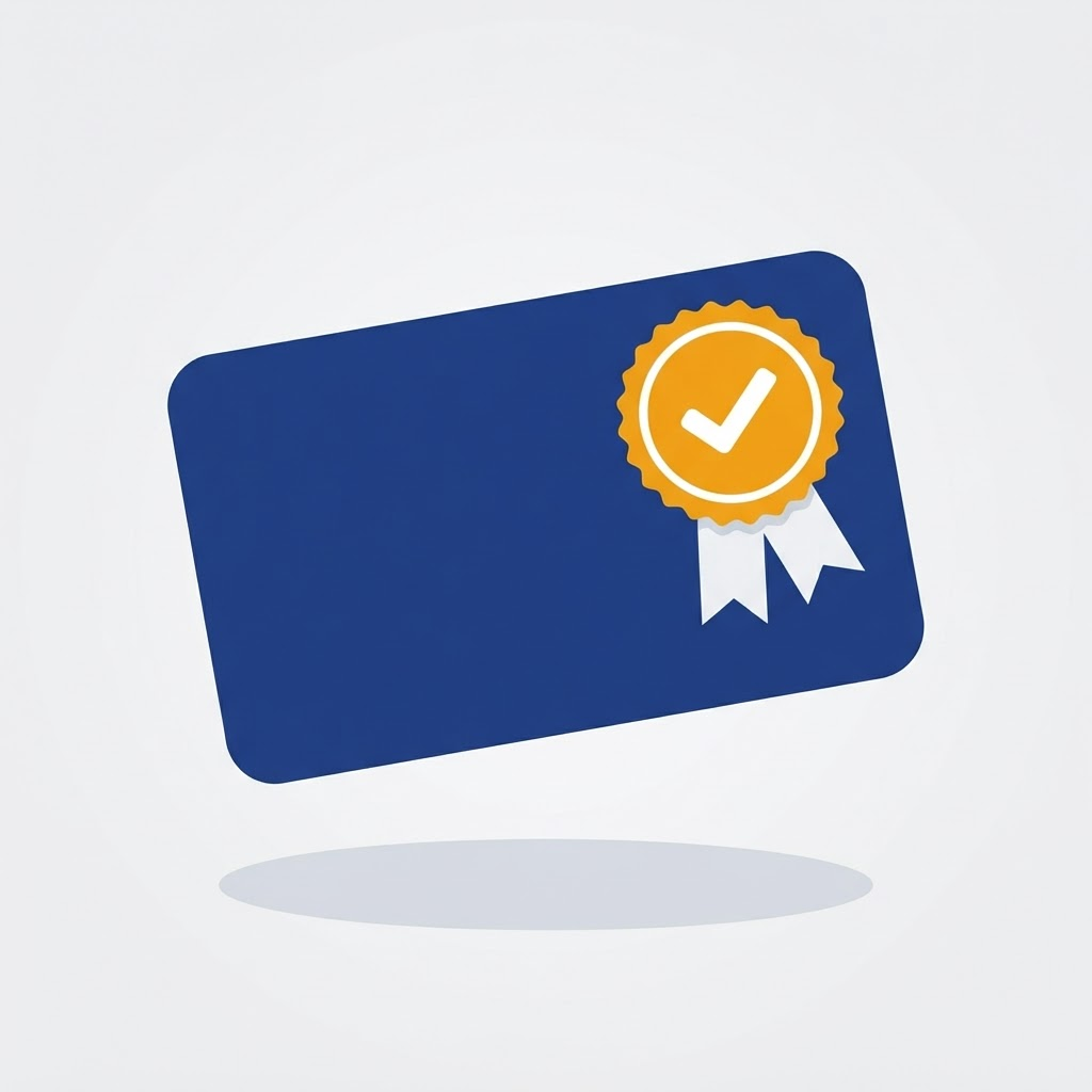 Illustration of a numbered warranty card listing covered parts and their end dates